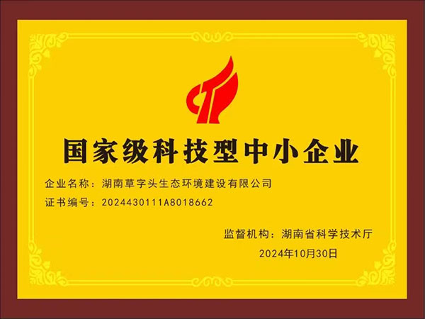 國(guó)家級(jí)科技型中小企業(yè)